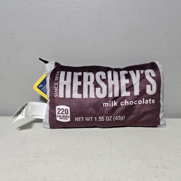 Snack On Snacks Hersheys Chocolate Bar  8” Plush Bean Bag NEW With Tags Candy - Picture 4 of 12
